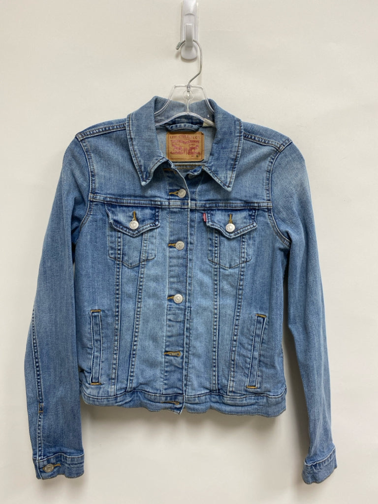 Levi Size M Blue Denim Ladies Jacket