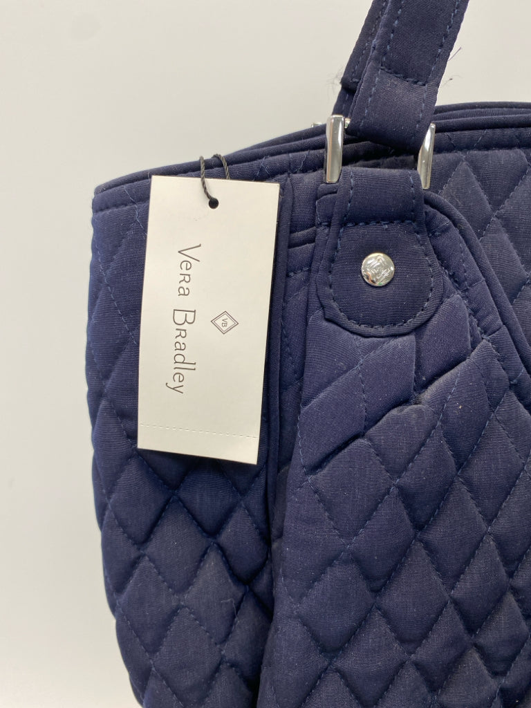 NWT Vera Bradley Dark Navy Quilted Tote Bag