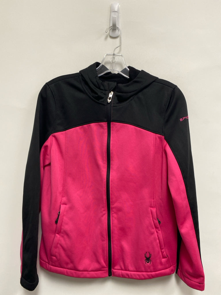 Spyder Size S Black Pink Zip Down Ladies Jacket