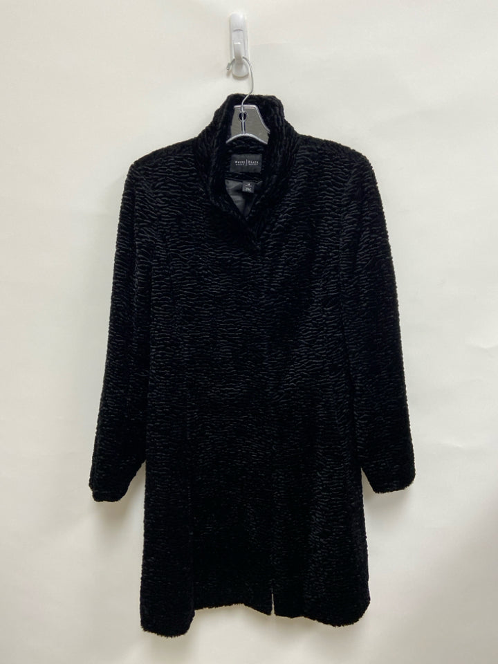 WHBM Size M Black Faux Fur Ladies Jacket