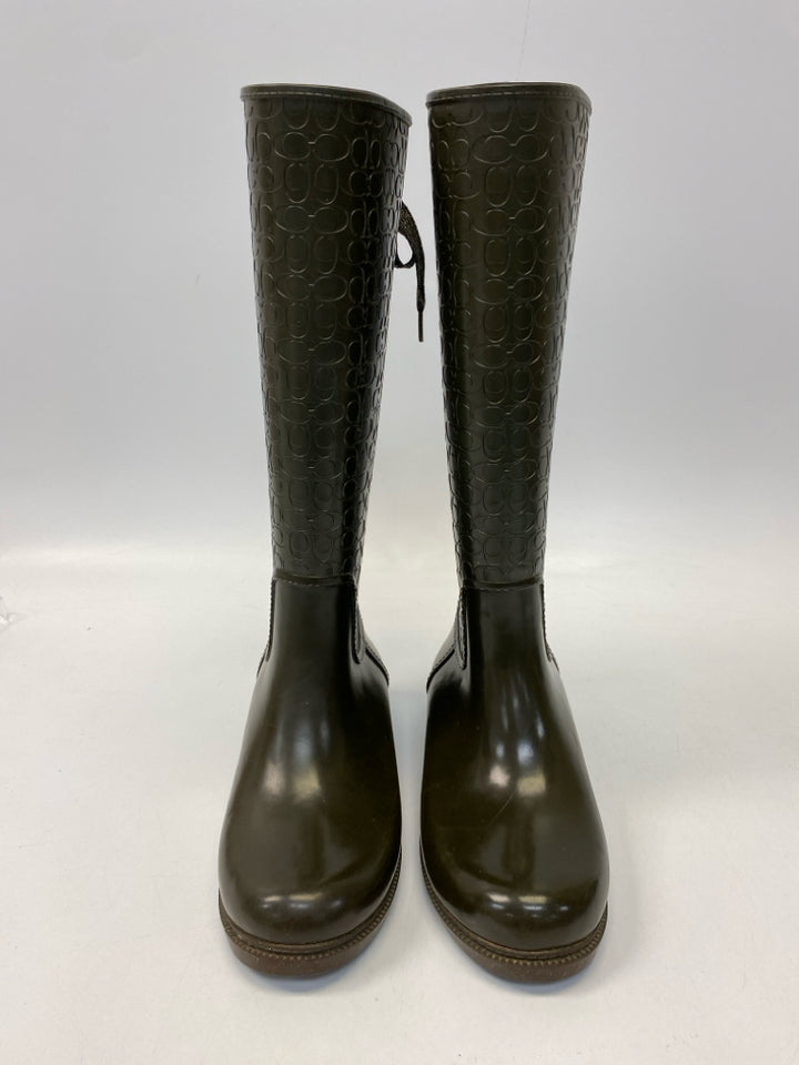 Coach  Size 8 Brown Boots