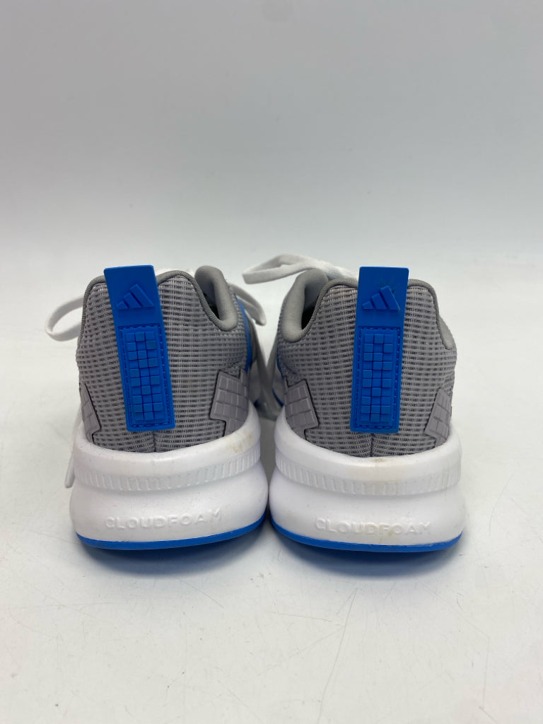 Adidas SIZE 4.5 Gray Black/Blue Minecraft Boy&