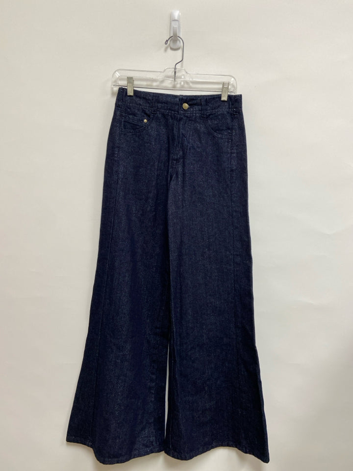 Pilcro Size 25 Dark Blue Denim Shimmery Ladies Jeans