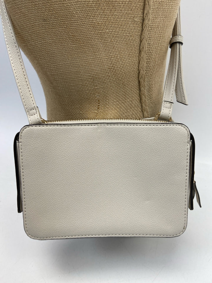 Nine West Beige Gold Accent(s) Crossbody