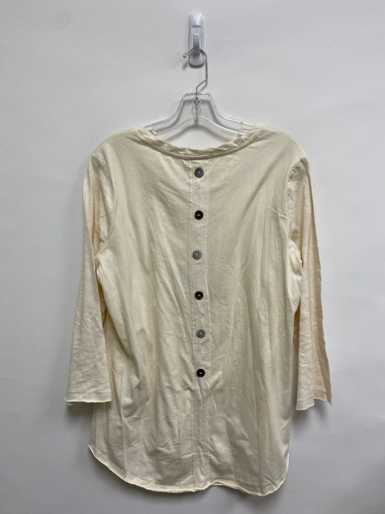 NWT Neon Buddha Size M Cream Ladies Top