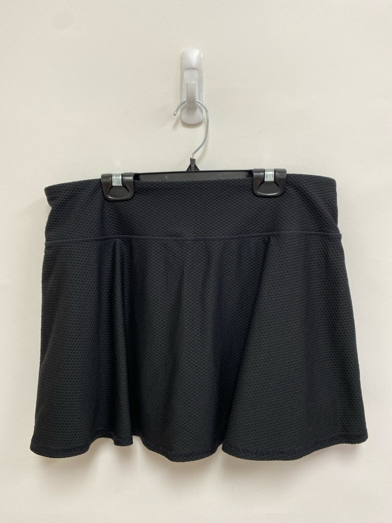 kyodan Size L Black Texture Athletic Skort