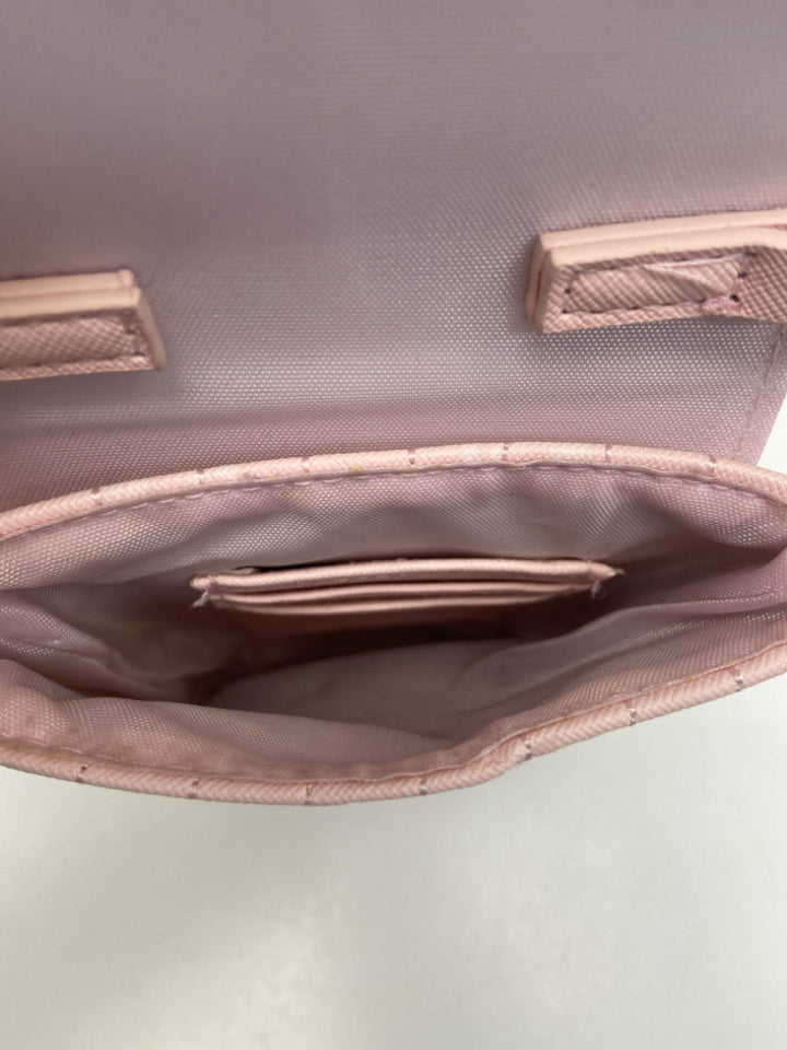 Bebe Pink Gold Studded Crossbody