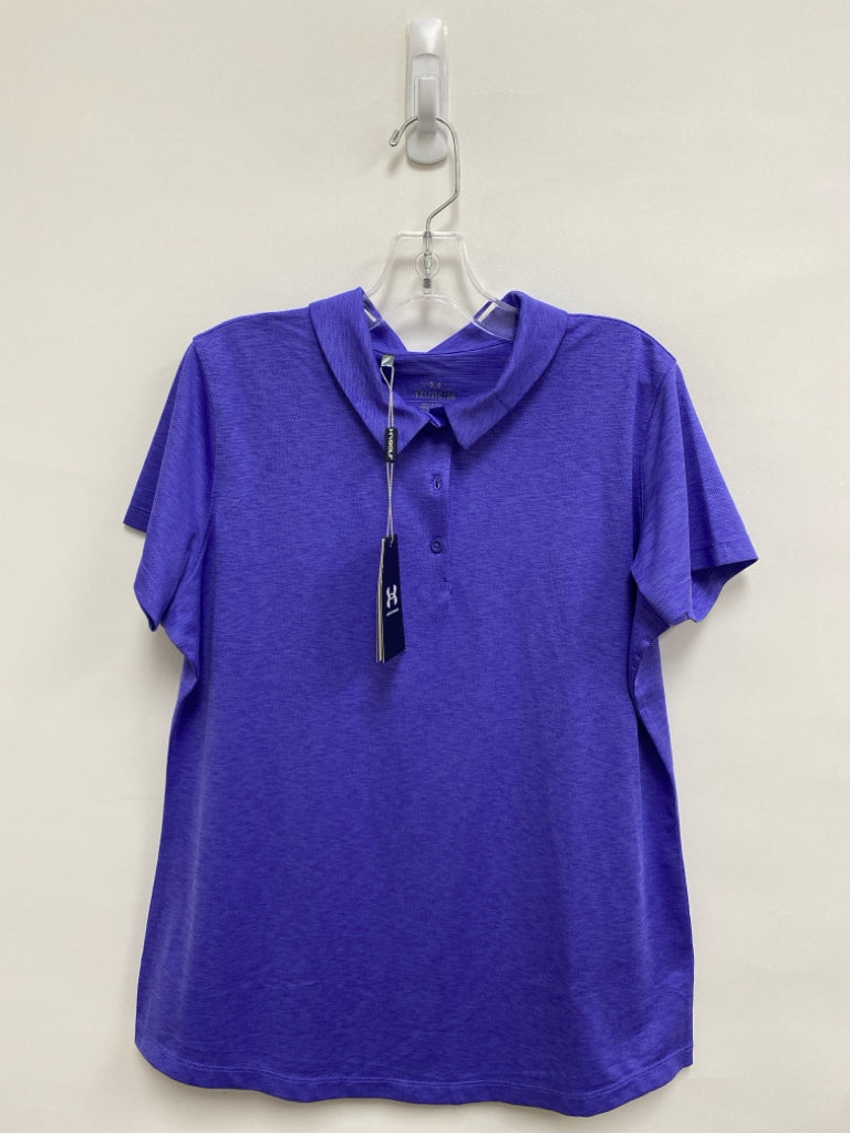 NWT Under Armour SIZE XL Purple Polo Girl&