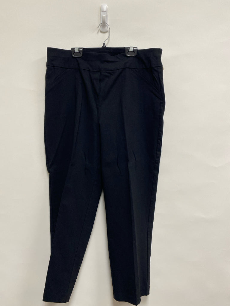 NWT Alfred Dunner Size 14 Black Pull-on Ladies Pants