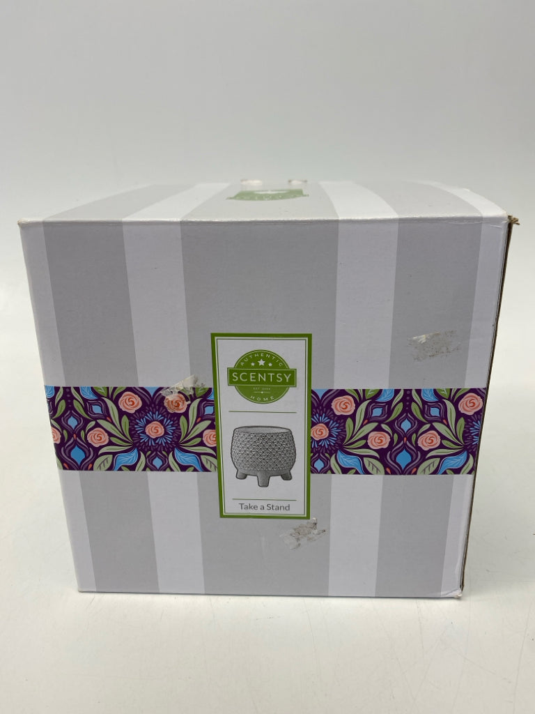 NEW/BOX Scentsy Cream Tan Candleholder(s)