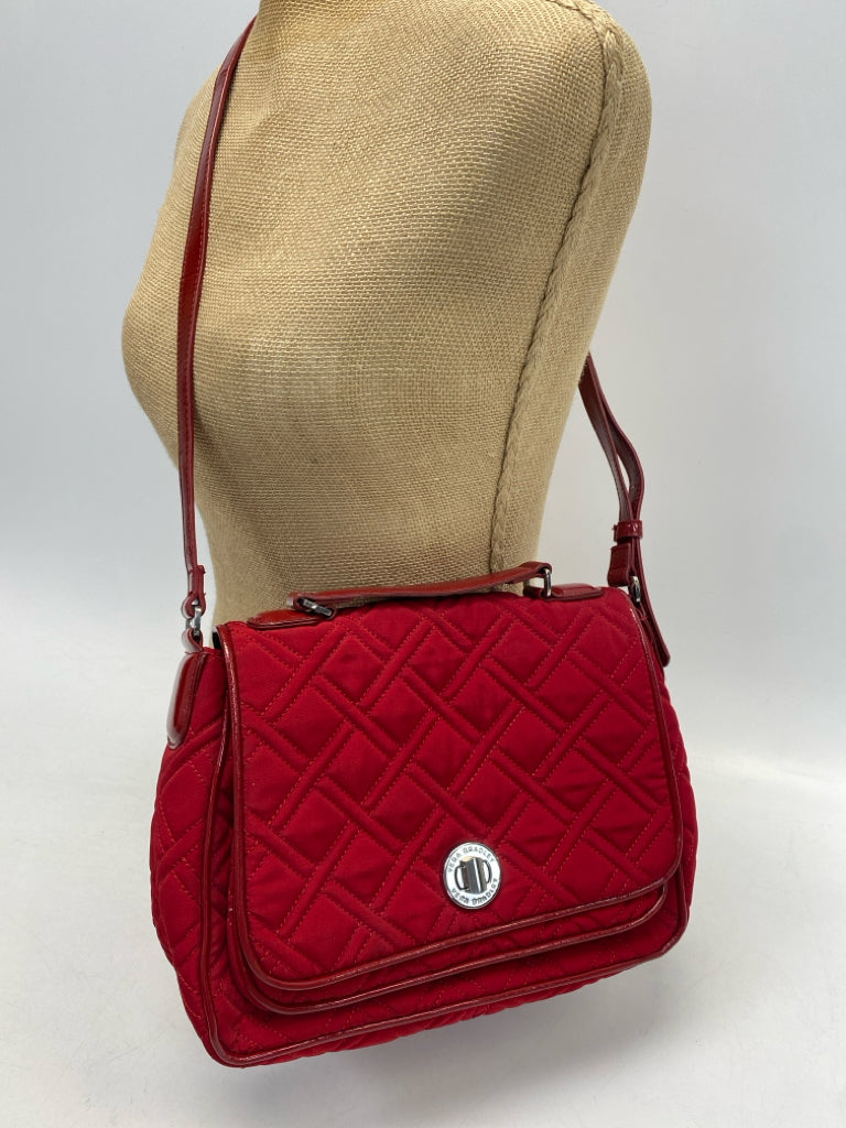 Vera Bradley Red Quilted Crossbody