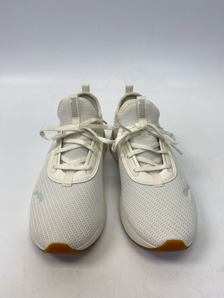 NWOT Puma  Size 7.5 Cream Aqua Lace-up Sneakers