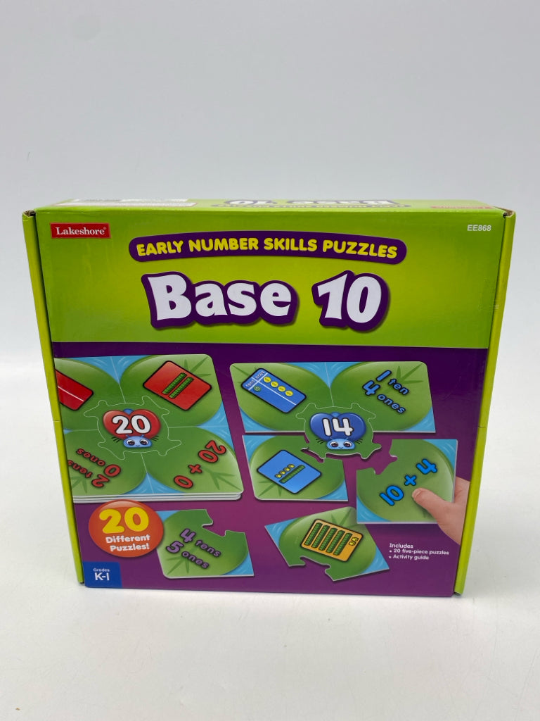 Lakeshore Base 10 Early Number Skills Puzzles