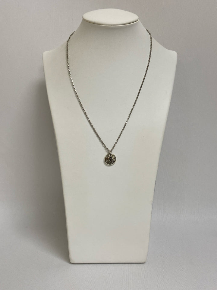 Brighton Silver Color Swirl Necklace