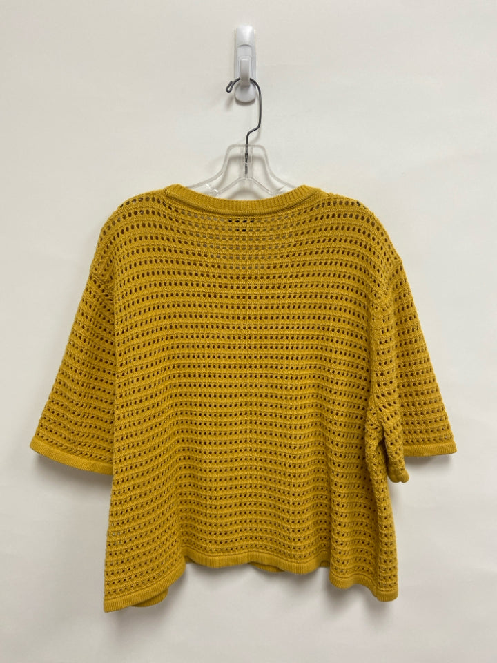NWT Ann Taylor Size XL Mustard Ladies Sweater