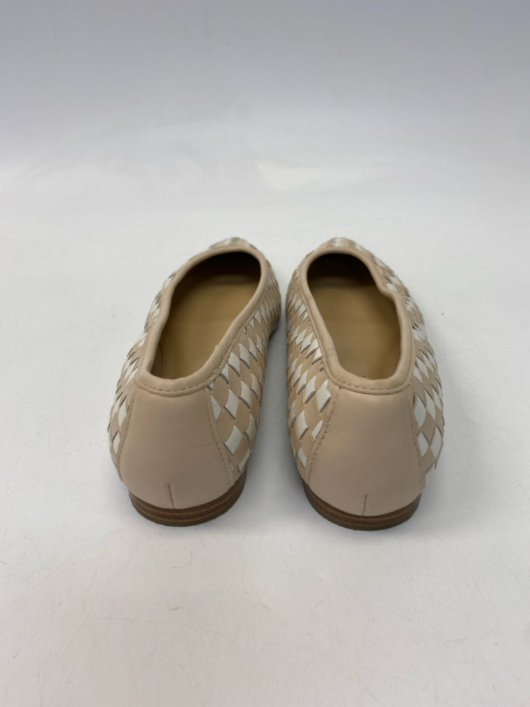 Marc Fisher  Size 8 Nude White Checkered Flats