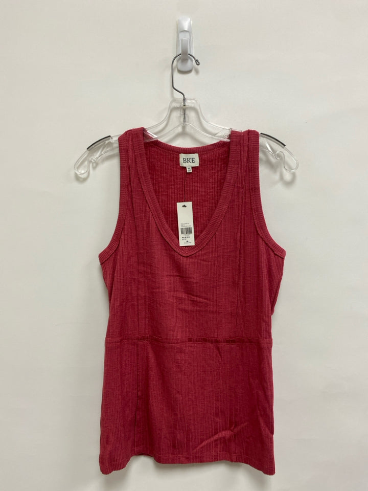 NWT BKE Size M Cranberry Texture Tank Ladies Top