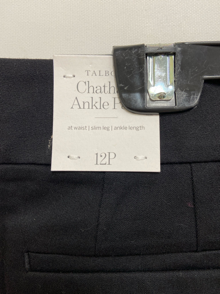 NWT Talbots Size 12P Black Petite Pants