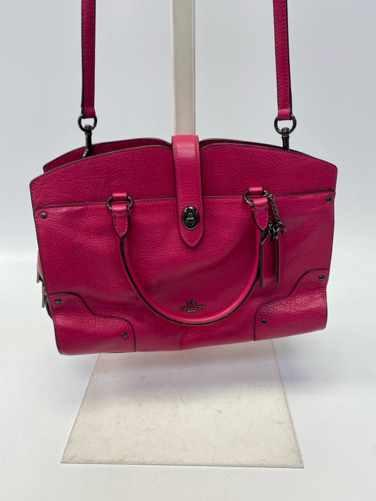 Coach Dark Raspberry Mercer Satchel 37575