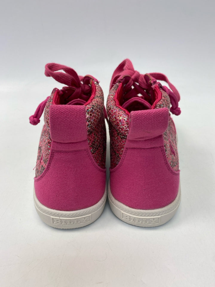 NWOT Billy SIZE 4 Fuchsia Snake Classic High Sneaker