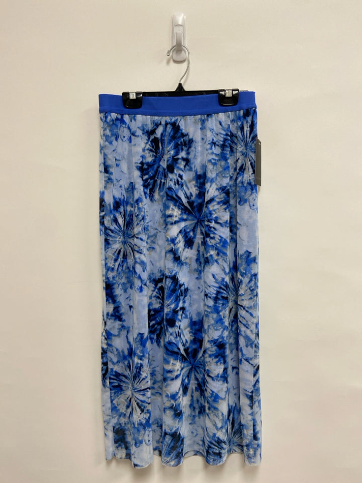 NWT Limited Size S Navy/Blue White Tie Dye Ladies Skirt