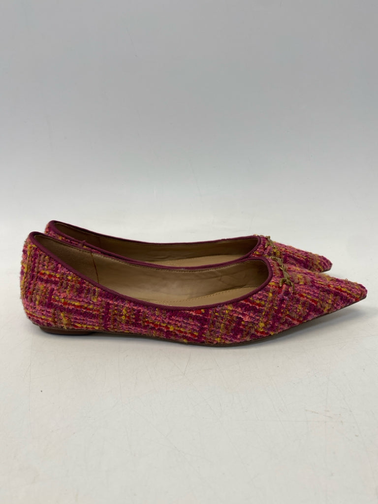 NWOT Sam Edelman US Shoe Size 7 Pink Multi-Color Flats