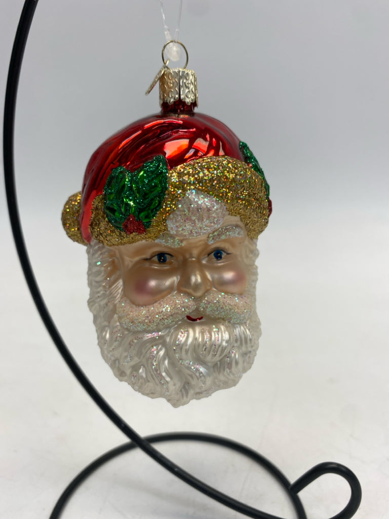 Old World Christmas Red Green Ornaments