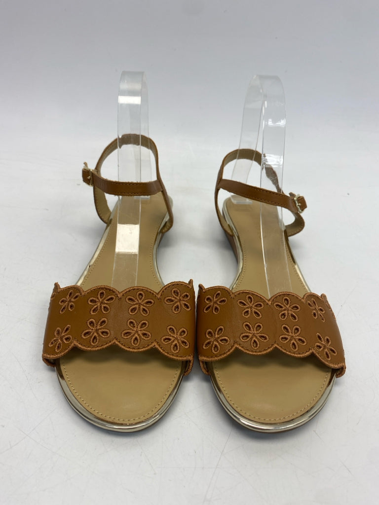 Talbots  Size 8.5 Brown Eyelet Sandals