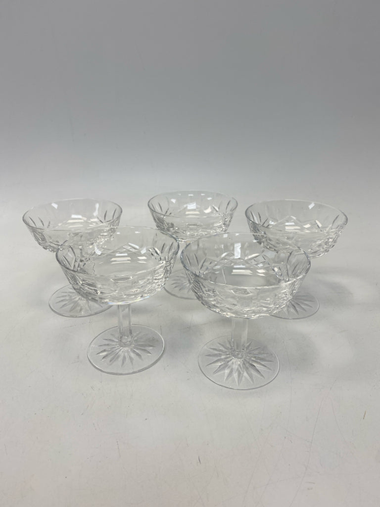 Waterford Clear Ribbed Crystal Glassware