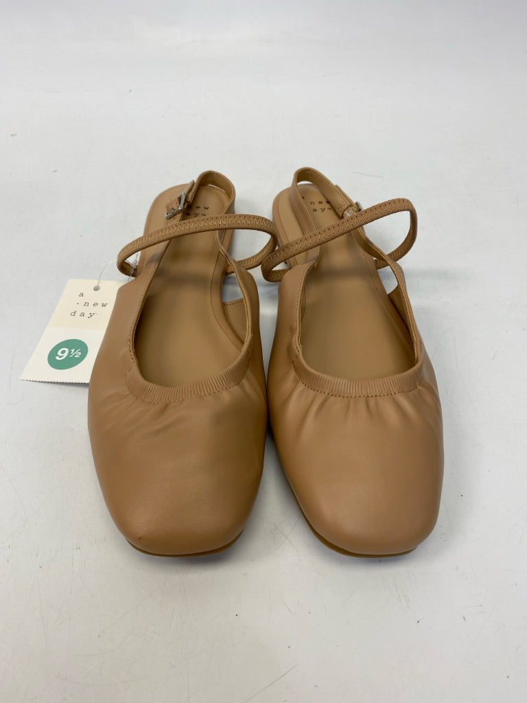 NWT a new day US Shoe Size 9.5 Brown Flats
