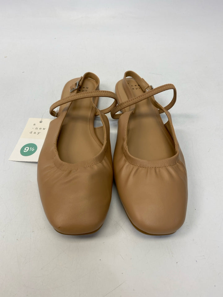 NWT a new day US Shoe Size 9.5 Brown Flats