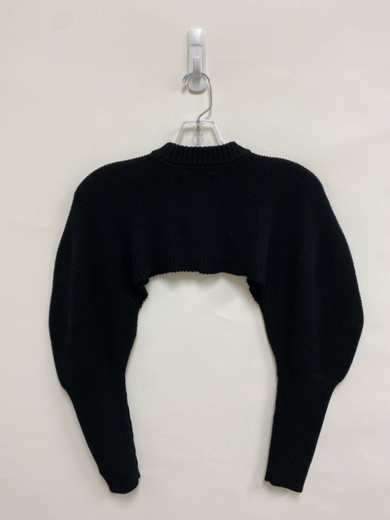 NWT 525 America Sweater Size XS Black Cropped Ladies Top