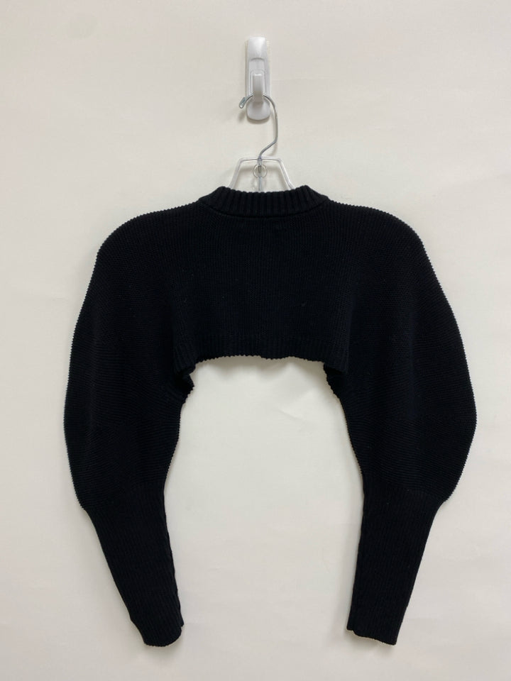 NWT 525 America Sweater Size XS Black Cropped Ladies Top