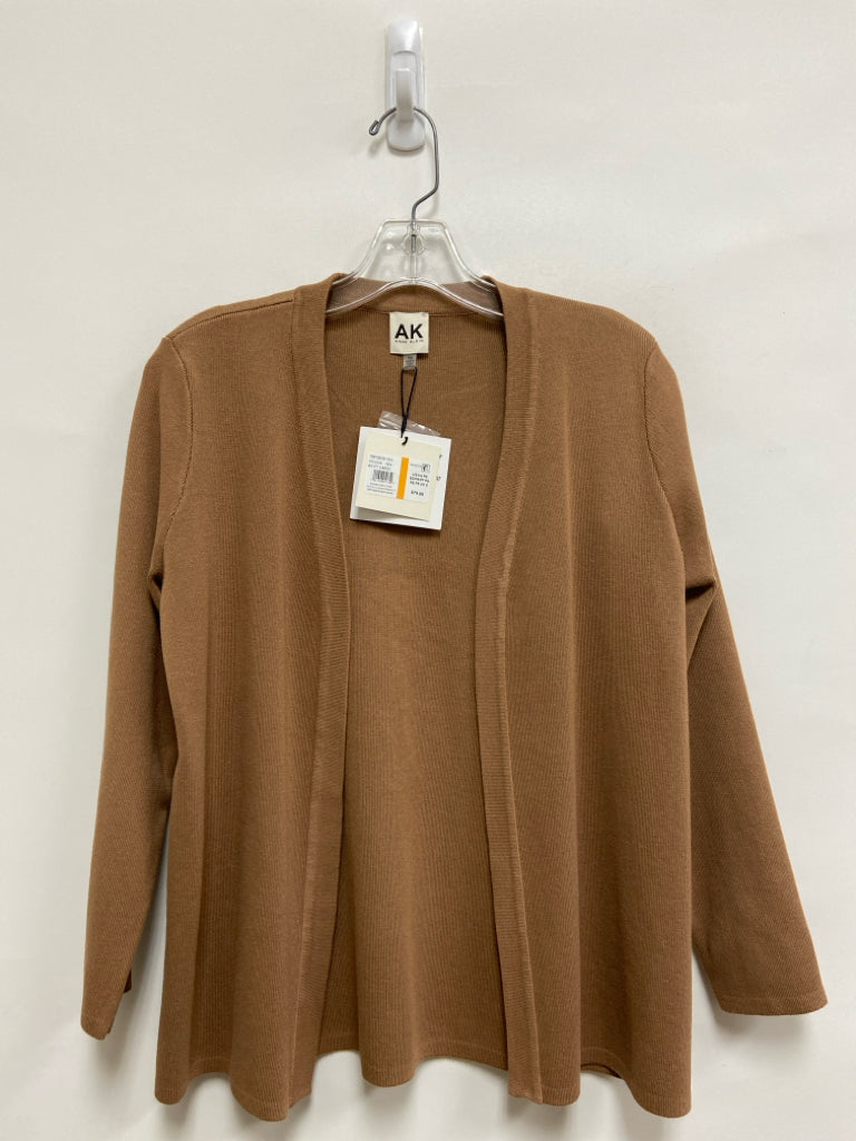 NWT Anne Klein Size SP Tan Drape Petite Sweater