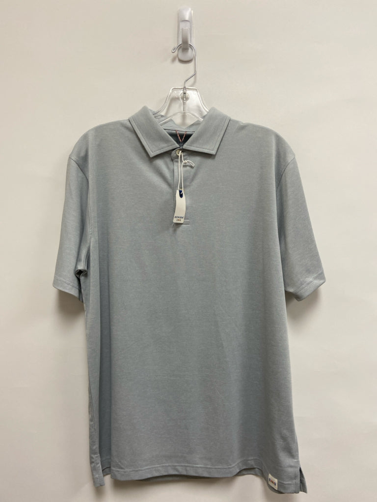 NWT Size M Gray Streaked Polo Men&