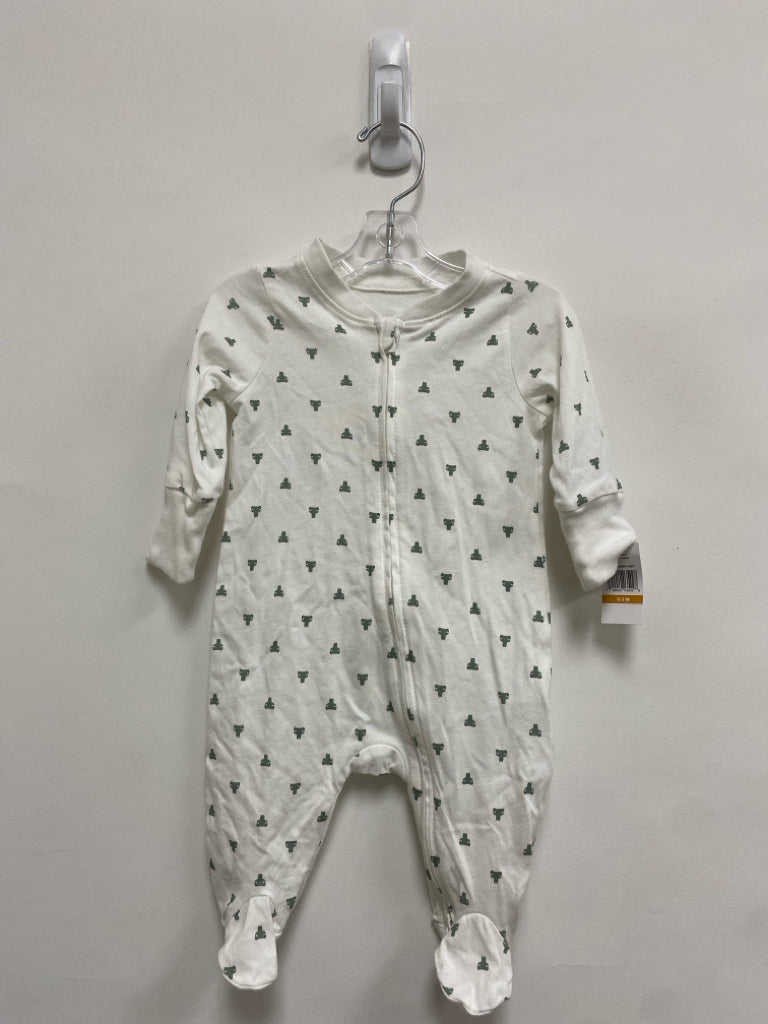NWT Baby Gap SIZE 0-3M White Sage Bears Boy&