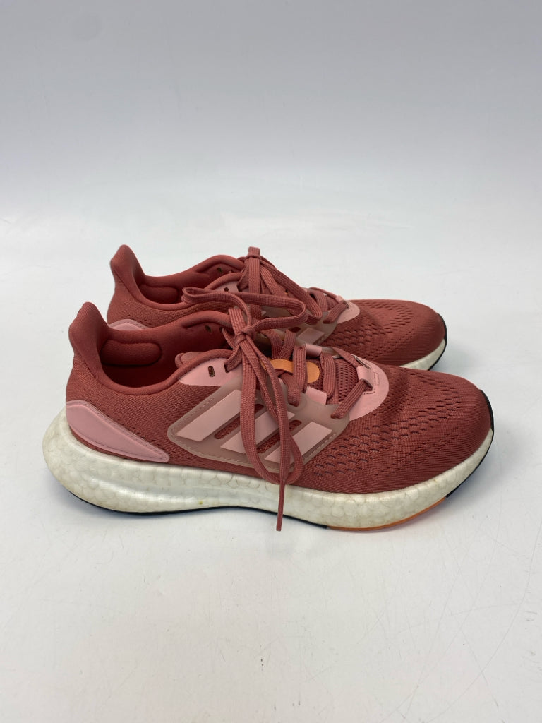 Adidas  Size 5.5 Raspberry Lace-up Sneakers