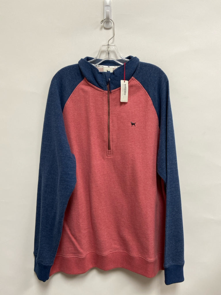 NWT Size XL Navy Rose Color Block Men&