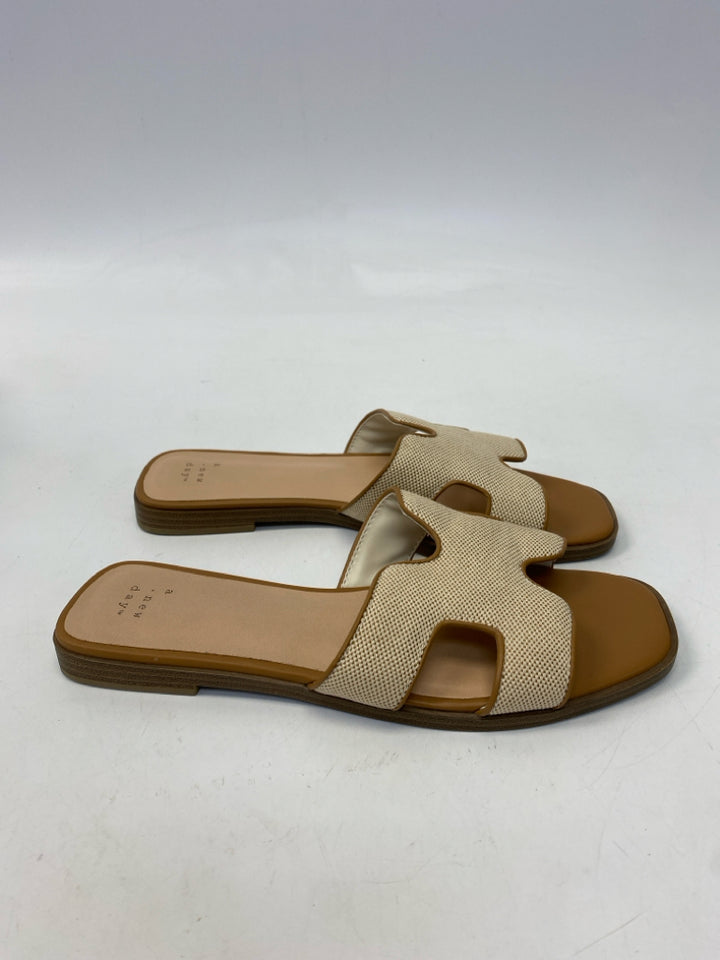 a new day  Size 8 Cream Sandals