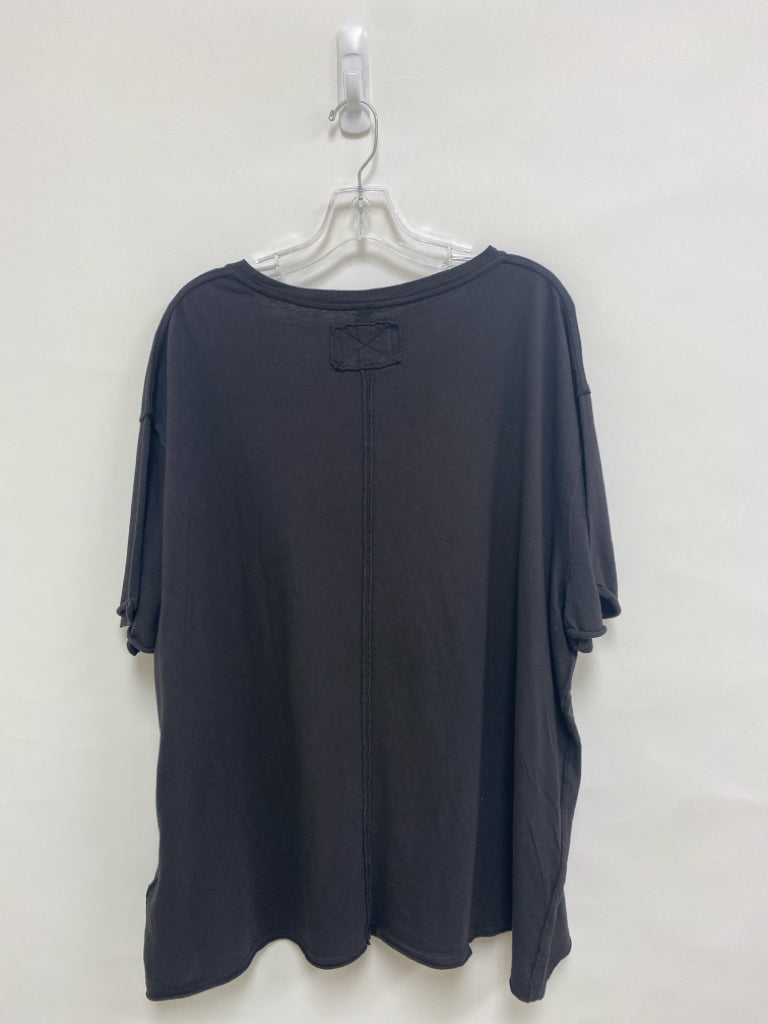 NWT We The Free Size L Dark Gray Ladies Top