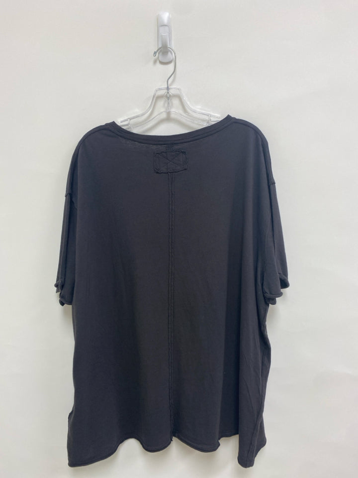 NWT We The Free Size L Dark Gray Ladies Top