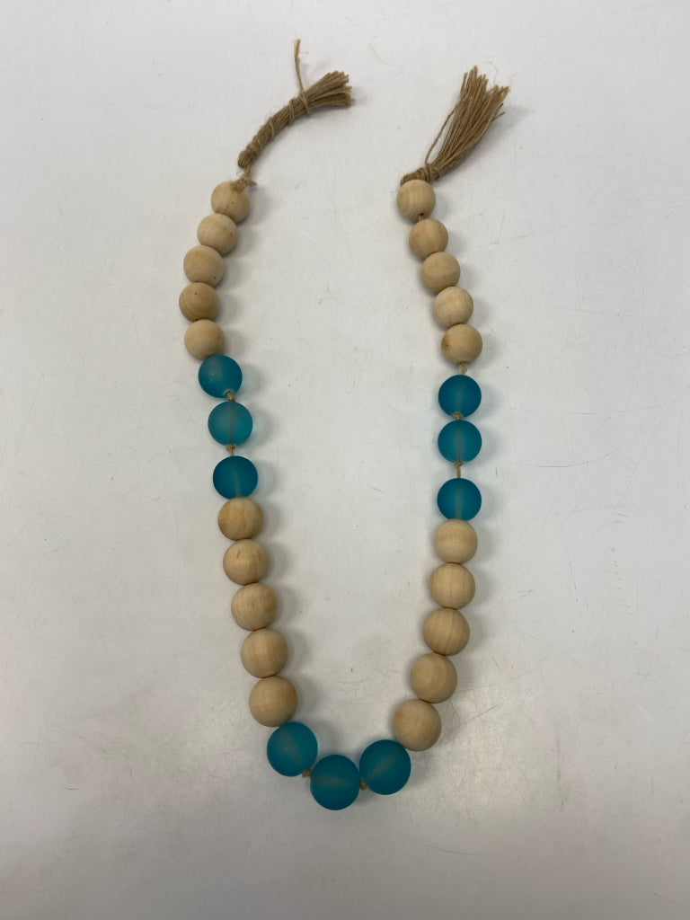Natural Turquoise Wood Misc. Home Item