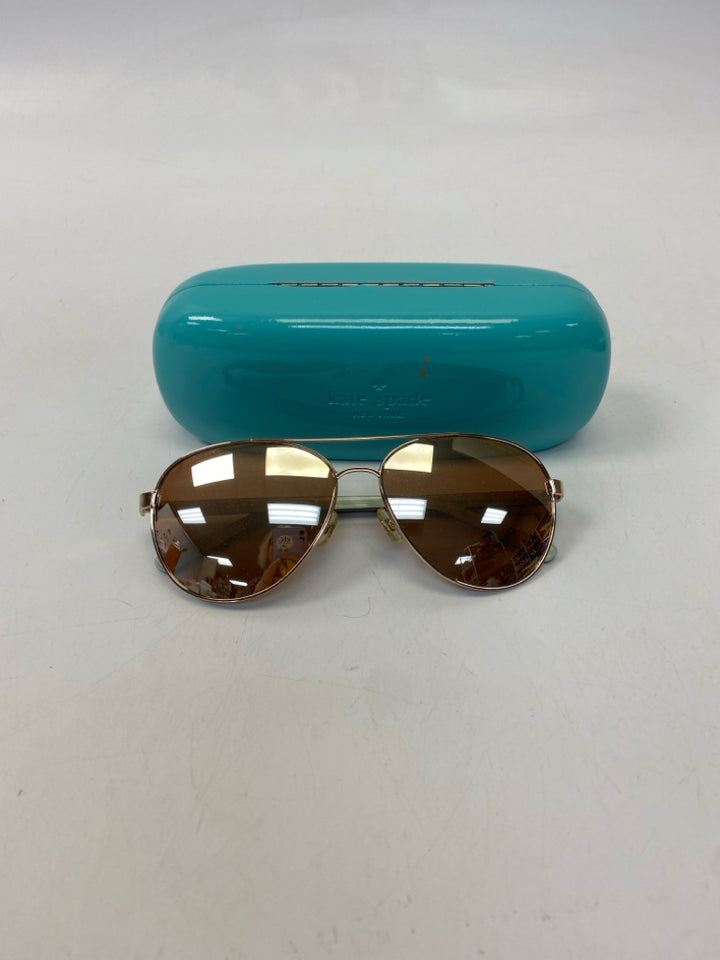 Kate Spade Gold Brown Sunglasses
