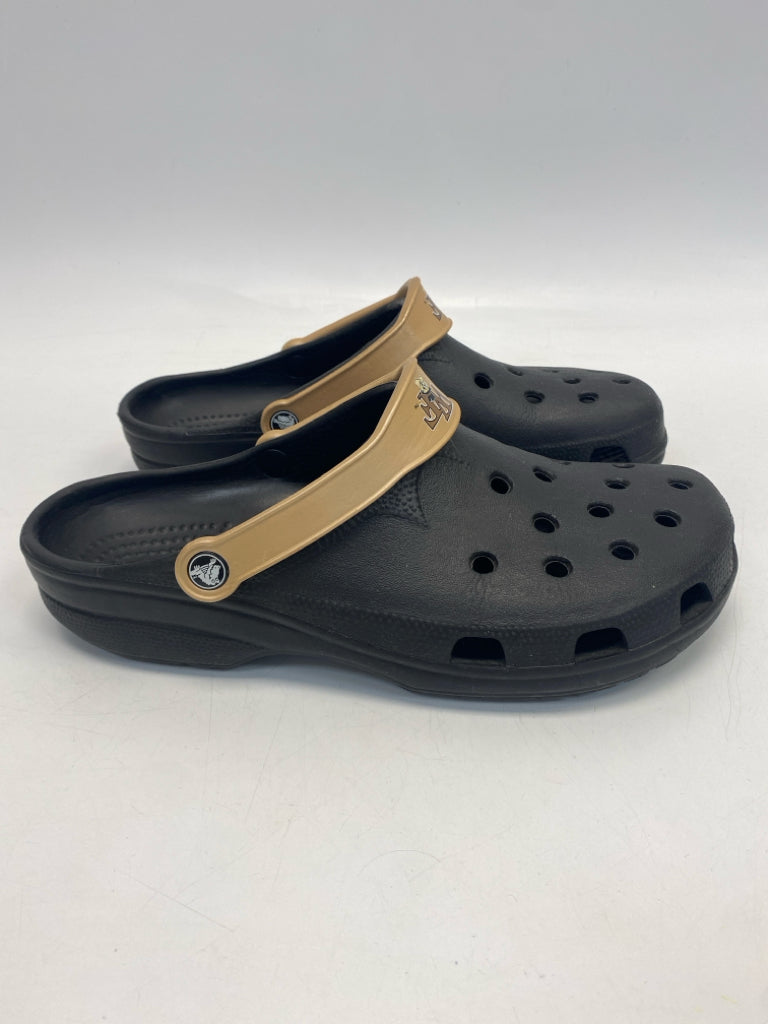Crocs Size 12 Black Brown Wake Forest Men&