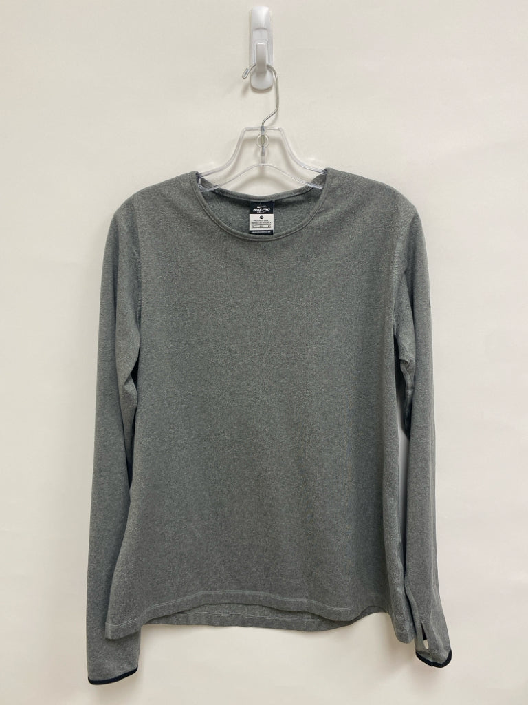 Nike Size XL Gray Heather Long Sleeve Athletic Top