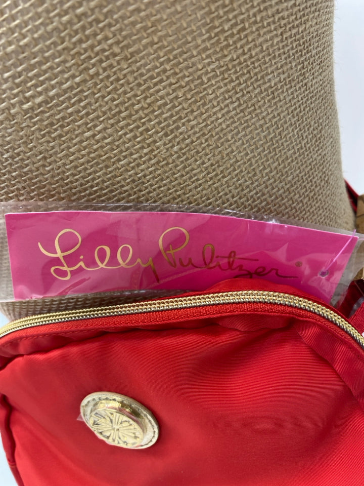 NWT LILLY PULITZER Red Belt Bag