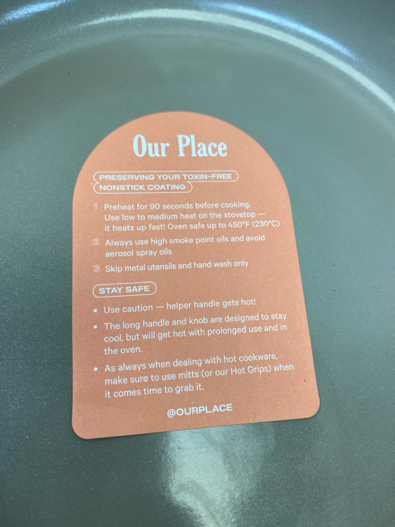 NEW Our Place Sage Cookware