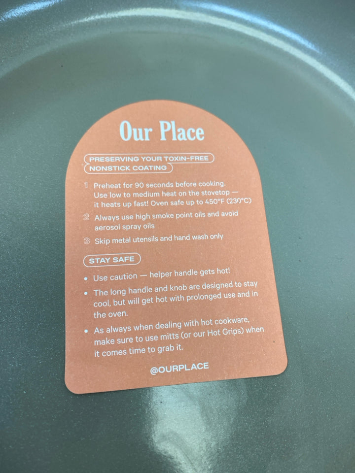 NEW Our Place Sage Cookware