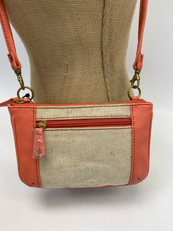 NWT Fossil Coral Tan Crossbody