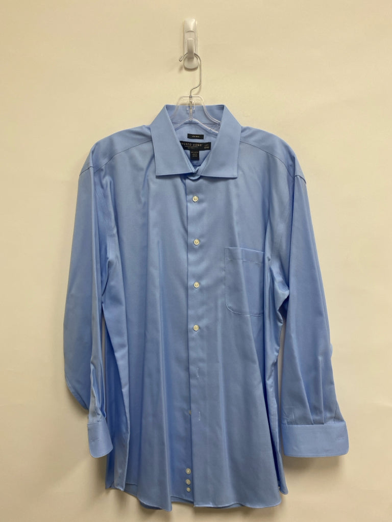PRONTO UOMO Size 17.5 Blue Men&